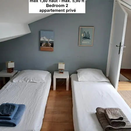 Quarto em Acomodações Particulares Centre, Privatif Et 5 Privees, Piscine, Parking Bordéus
